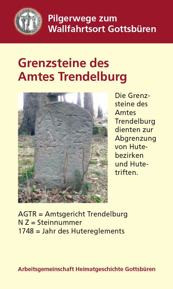 Infotafel "Grenzsteine des Amtes Trendelburg"