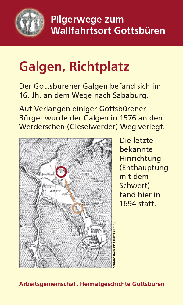Infotafel "Galgen, Richtplatz"